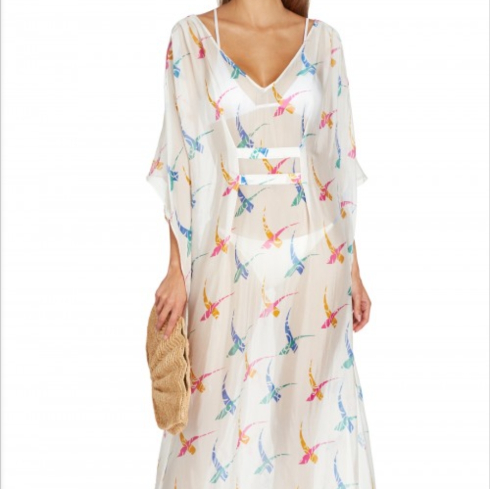 Valimare printed Maxi Kaftan Dress Cover Up